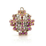 Rubin-Diamantbrosche - photo 2