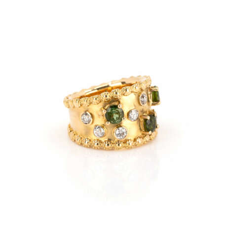 Damenring mit Brillant-Turmalinbesatz - photo 2