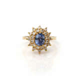 Entouragering mit Saphir-Diamantbesatz - photo 1
