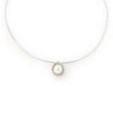Collier mit Perl-Diamantanhänger - фото 1