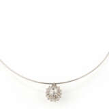 Collier mit Perl-Diamantanhänger - фото 2