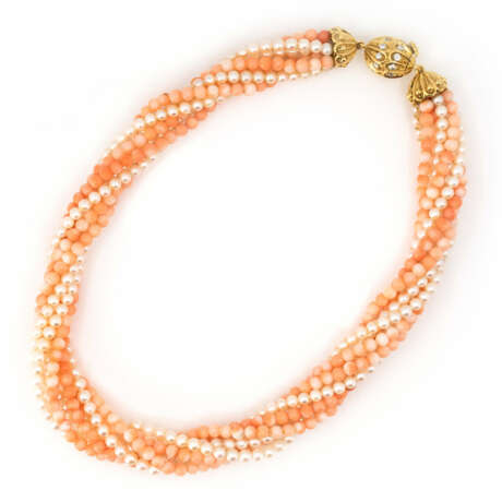 Bucherer Korallen-Diamantcollier - Foto 4