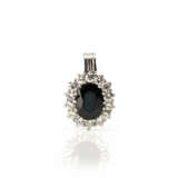 Saphir-Diamant-Anhänger - photo 1