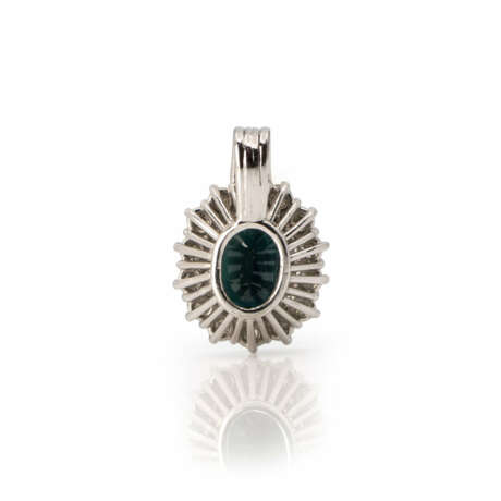 Saphir-Diamant-Anhänger - photo 2