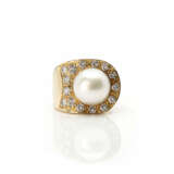Perl-Diamant-Ring - photo 1