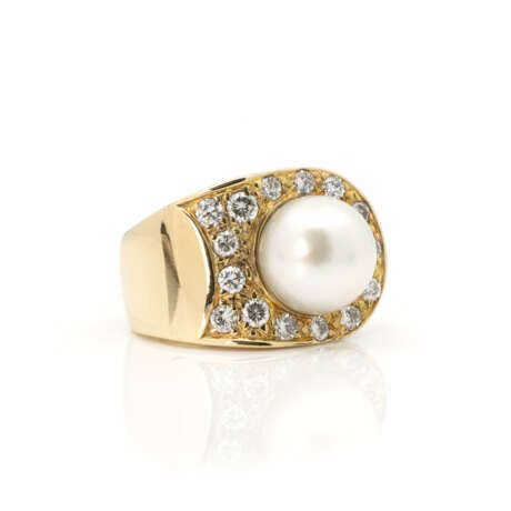 Perl-Diamant-Ring - photo 2