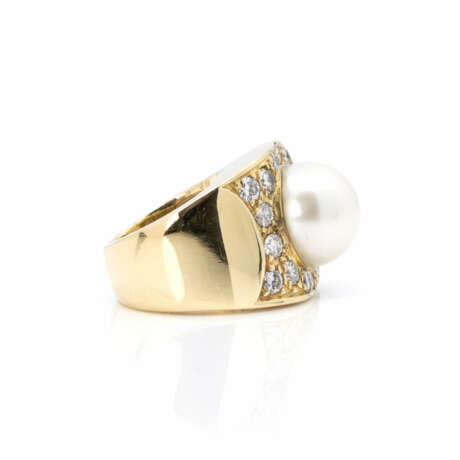 Perl-Diamant-Ring - photo 3