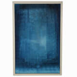 KÜNSTLER/IN des 20./21. Jahrhundert, "Abstrakte Komposition in Blau", - Foto 2