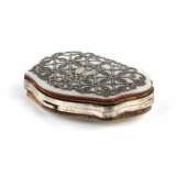 Sleek wallet with mother-of-pearl lids and hidden compartment. Leather Neo-baroque At the turn of 19th -20th century - photo 4