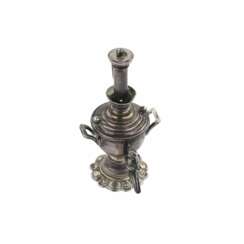 Samovar miniature en argent. D&eacute;but du 20&egrave;me si&egrave;cle. 