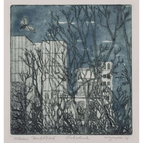 WAGENFELD, WILHELM (1900-1990), "Kleines Nachtbild", - Foto 1