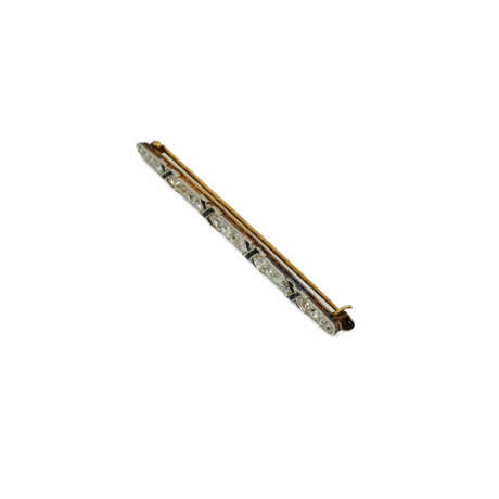 Historicised Diamond-Onyx-Pin - photo 3