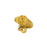 Gold-Enamel-Ring "Löwe" - фото 2