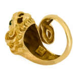 Gold-Enamel-Ring "Löwe" - фото 4