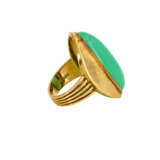 Chrysoprase-Diamond-Set: Necklace, Bracelet, Ring, Ear Studs - фото 14