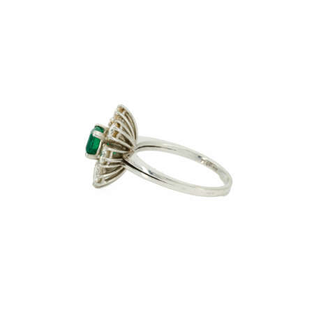 Smaragd-Diamant-Ring - Foto 2
