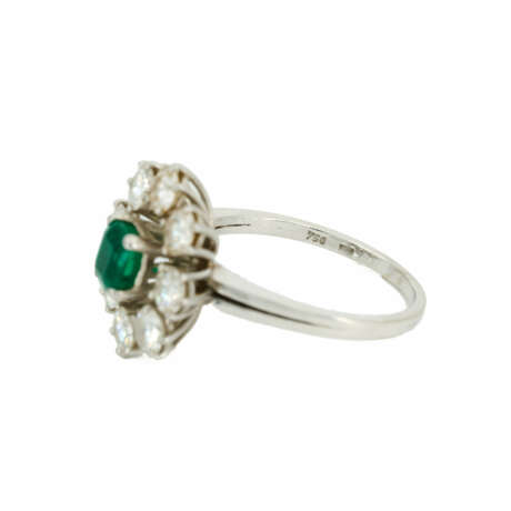 Smaragd-Diamant-Ring - Foto 4