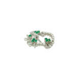Emerald-Diamond-Brooch - фото 3