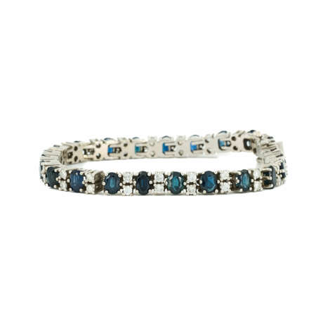 Sapphire-Diamond-Bracelet - photo 2