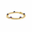 Amethyst-Curb-Chain-Bracelet - Сейчас на аукционе
