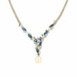 Perl-Farbstein-Diamant-Collier - Auktionspreise