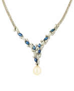 Каталог товаров. Pearl-Gemstone-Diamond-Necklace