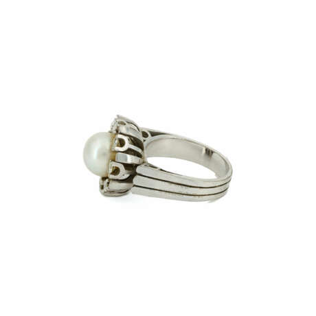 Pearl-Diamond-Ring - photo 2