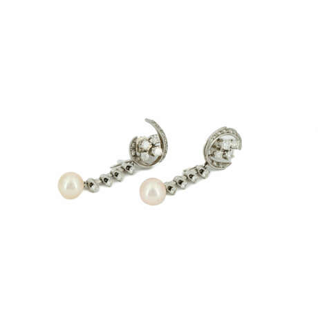 Pearl-Diamond-Earrings - фото 3
