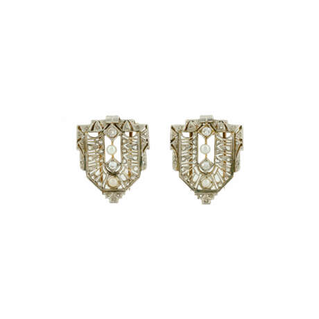Diamond-Pearl-Double-Clips - фото 1