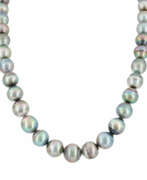 Каталог товаров. Tahitian-Pearl-Set: Necklace and Ear Studs