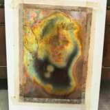 Flame Colored Copper Painting by Arthur UNGER. Signed. Медь 20th century г. - фото 5