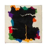 Design Teppich aus Wolle, 1970er Jahre, 118x118 cm. - Foto 1