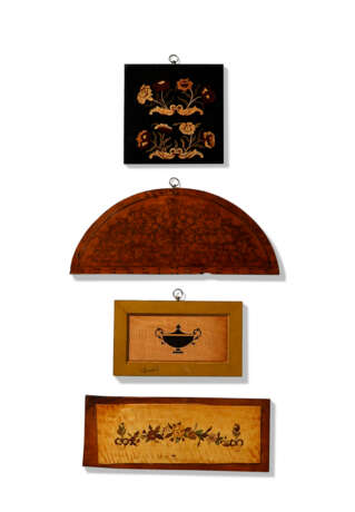 A SET OF FOUR MARQUETRY PANELS - фото 1 A SET OF FOUR MARQUETRY PANELS - фото 1