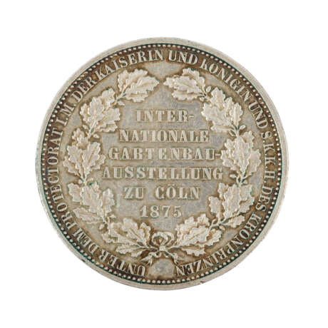 Brandenburg/Preussen - Silbermedaille 1875, - Foto 1