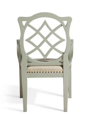 A SET OF FOUR GEORGIAN STYLE WHITE-PAINTED ARMCHAIRS - photo 5 A SET OF FOUR GEORGIAN STYLE WHITE-PAINTED ARMCHAIRS - photo 5