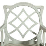 A SET OF FOUR GEORGIAN STYLE WHITE-PAINTED ARMCHAIRS - photo 6