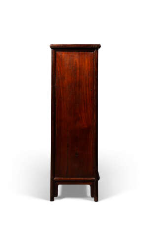 A CHINESE TIELMU ROUND-CORNER CABINET - photo 7