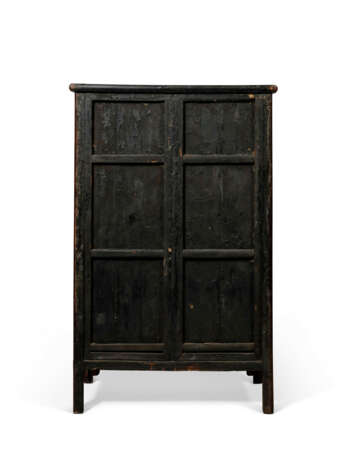 A CHINESE TIELMU ROUND-CORNER CABINET - photo 8