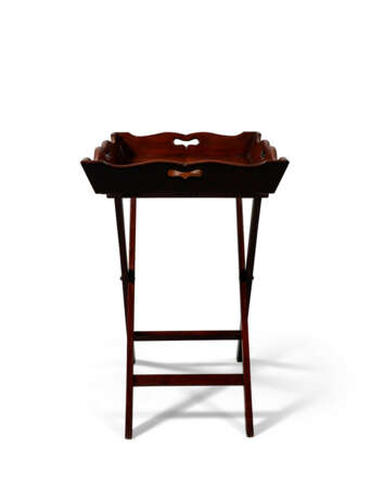 AN ENGLISH MAHOGANY BUTLER'S TRAY AND STAND - Foto 2