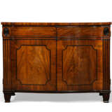 A REGENCY MAHOGANY AND PARCEL-EBONIZED COMMODE - photo 1