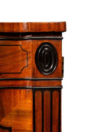A REGENCY MAHOGANY AND PARCEL-EBONIZED COMMODE - photo 5