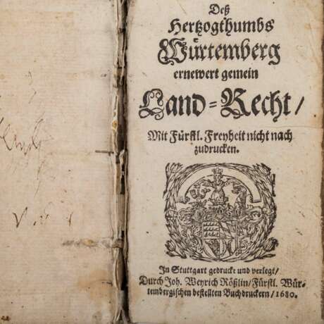 Hochinteresante Schriftensammlung der Thematik Württemberg - - Foto 2