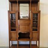 Elegant art deco display case Oak Early 20th century - photo 2