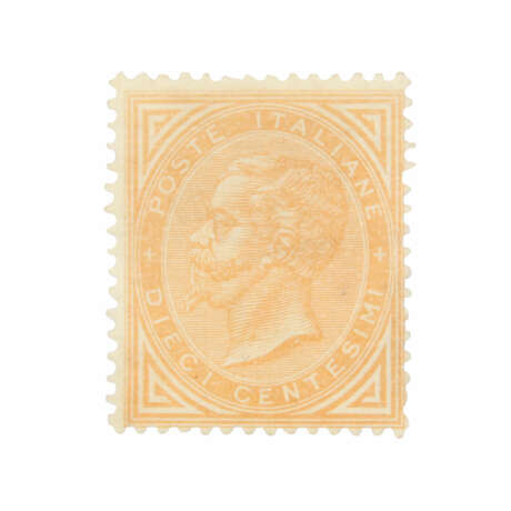 Italien 1863 - Freimarke König Viktor Emanuel II., - Foto 1