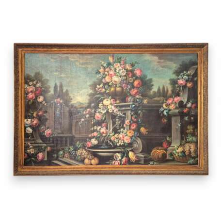 Large still life painting Italian School oil on canvas 18th century 18th century - Foto 7 Large still life painting Italian School oil on canvas 18th century 18th century - Foto 7