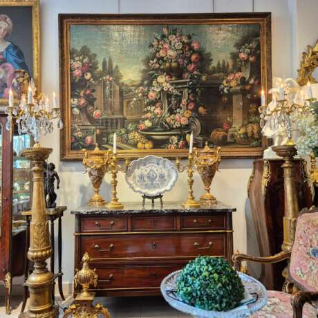 Large still life painting Italian School oil on canvas 18th century 18th century - Foto 8 Large still life painting Italian School oil on canvas 18th century 18th century - Foto 8