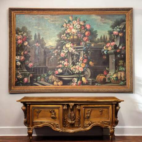 Large still life painting Italian School oil on canvas 18th century 18th century - Foto 9 Large still life painting Italian School oil on canvas 18th century 18th century - Foto 9