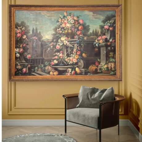Large still life painting Italian School oil on canvas 18th century 18th century - Foto 10 Large still life painting Italian School oil on canvas 18th century 18th century - Foto 10