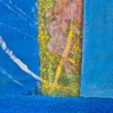 Jacques Lavigne Sans titre papier d&eacute;chir&eacute; et acrylique sur toile 2003 21th century - Foto 4
