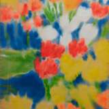 Malskat, Lothar (1912 Königsberg-1988 Lübeck) "Tulpenfeld", Mischtechnik, sign. u.r., 70x55 cm, hinter Glas - photo 1
